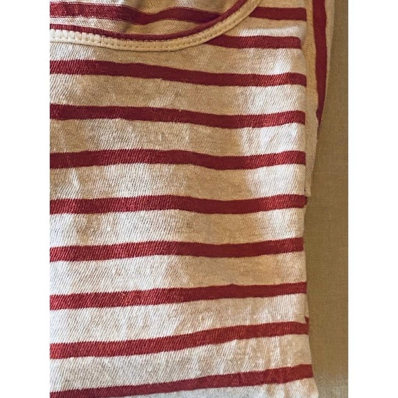 Madewell Striped Linen Cotton Blend Shirt Size XXS - Picture 8 of 9
